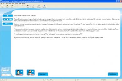 Screenshot Natural Reader