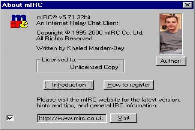 Screenshot mIRC