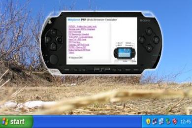 Cattura PSP Web Browser Simulator