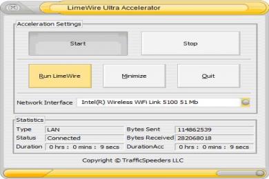 Cattura Limewire Ultra Accelerator