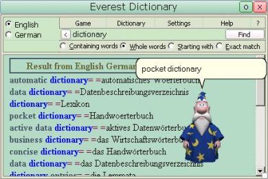 Captura Everest Dictionary
