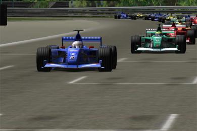 Screenshot 3D Formula 1 Screensaver