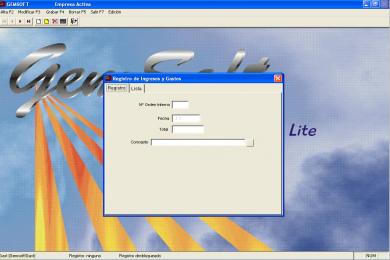 Screenshot Gemsoft-Contabilidad Doméstica