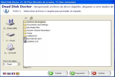 Screenshot Dead Disk Doctor