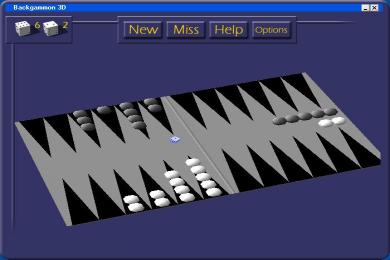 Screenshot 3D Backgammon