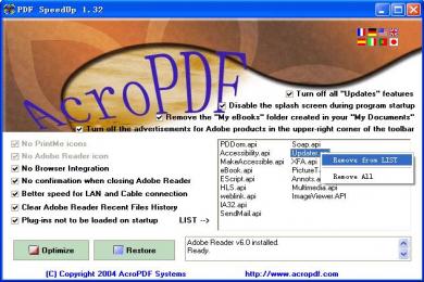 Capture Adobe Acrobat Reader Speed Up