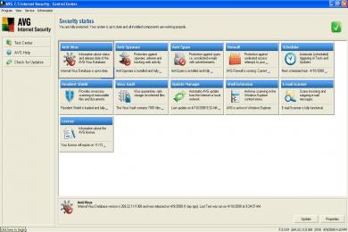 Screenshot AVG Internet Security