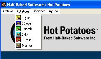 Screenshot Hot Potatoes