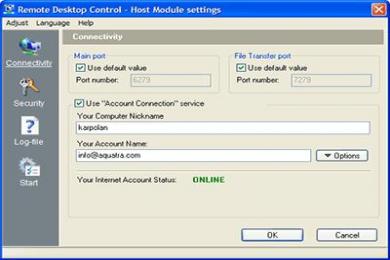 Cattura Remote Desktop Control