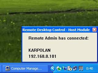 Capture Remote Desktop Control
