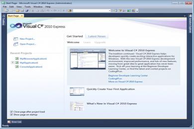Opublikowano Visual C++ Express Edition