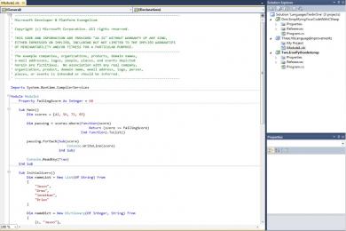 Screenshot Visual C++ Express Edition