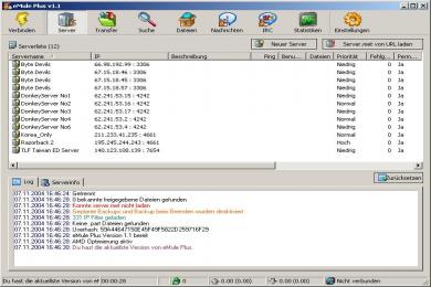 Screenshot eMule Plus