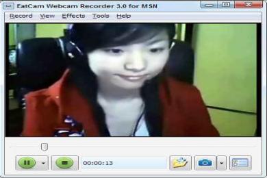 Screenshot EatCam Webcam Recorder for MSN
