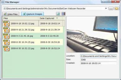 Capture EatCam Webcam Recorder for MSN 2.0