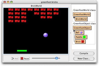 Screenshot Greenfoot