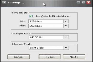 Screenshot Free WMA to MP3 Converter