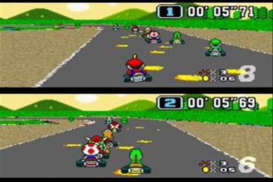 Capture Super Mario Kart Remix: Super Circuit