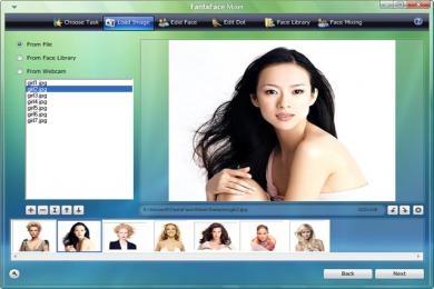 Screenshot Abrosoft Face Mixer