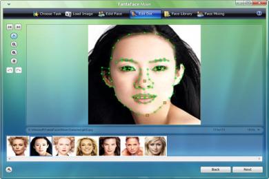 Screenshot Abrosoft Face Mixer