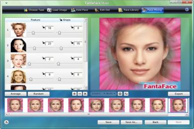 Screenshot Abrosoft Face Mixer