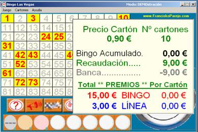 Cattura Bingo Las Vegas