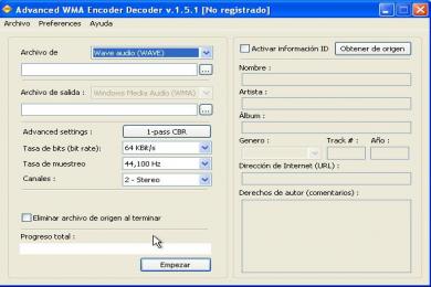 Cattura WMA Encoder Decoder