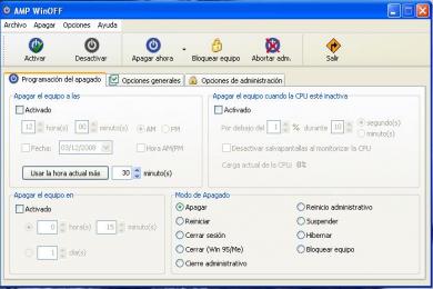 Screenshot AMP WinOff