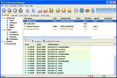 Screenshot Free Download Manager Sprachenpaket