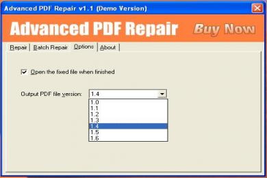 Captura Advanced PDF Repair
