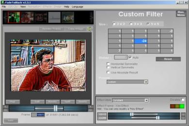 Cattura FadeToBlack AVI Video Editor