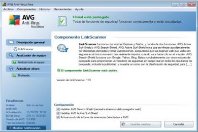 Screenshot AVG Antivirus Free Edition