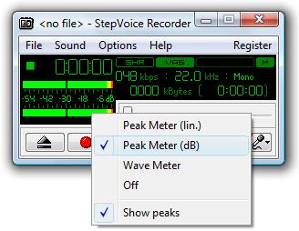 Screenshot StepVoice Recorder