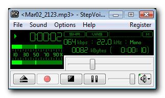 Screenshot StepVoice Recorder