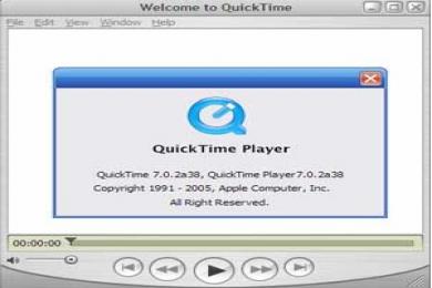 Screenshot QuickTime Player