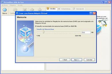 Screenshot VirtualBox