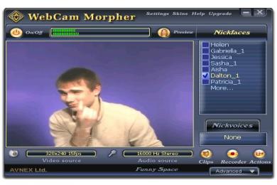 Captura AV Webcam Morpher