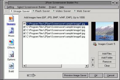 Cattura 2Flyer ScreenSaver Builder