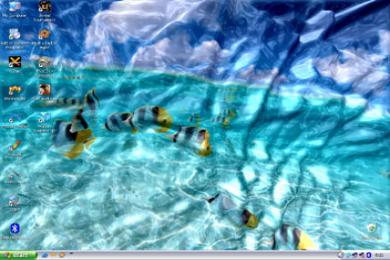 Screenshot Watery Desktop 3D