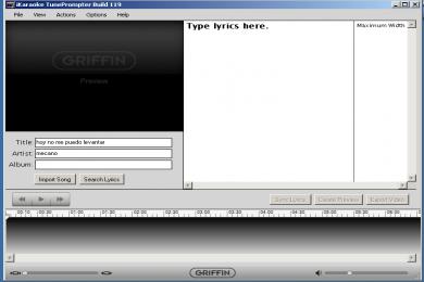 Captura iKaraoke TunePrompter