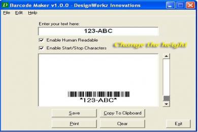 Captura Barcode Maker