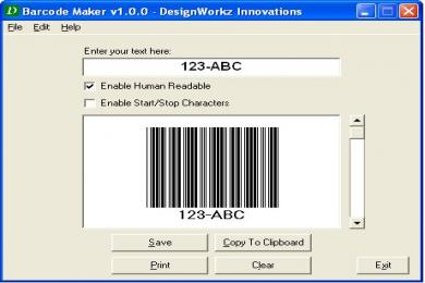 Capture Barcode Maker