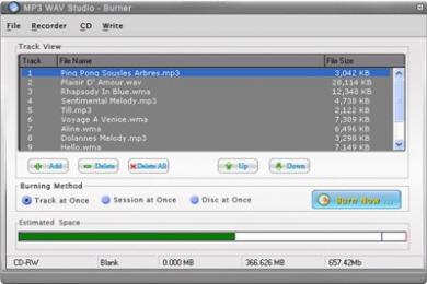 Captura MP3 WAV Studio