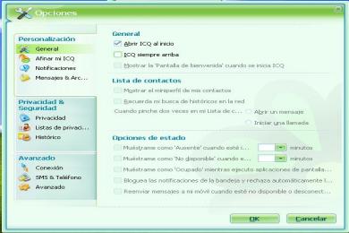 Screenshot ICQ Lite