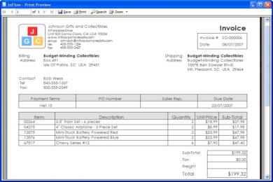 Screenshot InFlow Inventory Free
