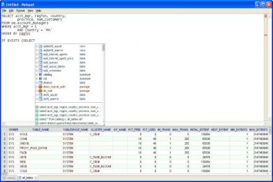 Screenshot SQL Assistant