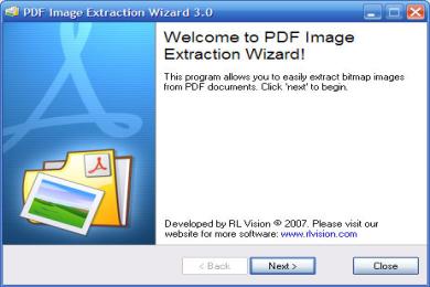 Captura PDF Image Extraction Wizard