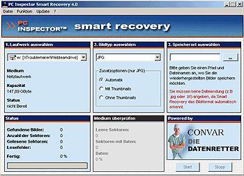 Screenshot PC Inspector Smart Recovery