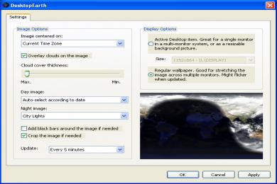 Screenshot Desktop Earth