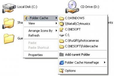 Captura Folder Cache